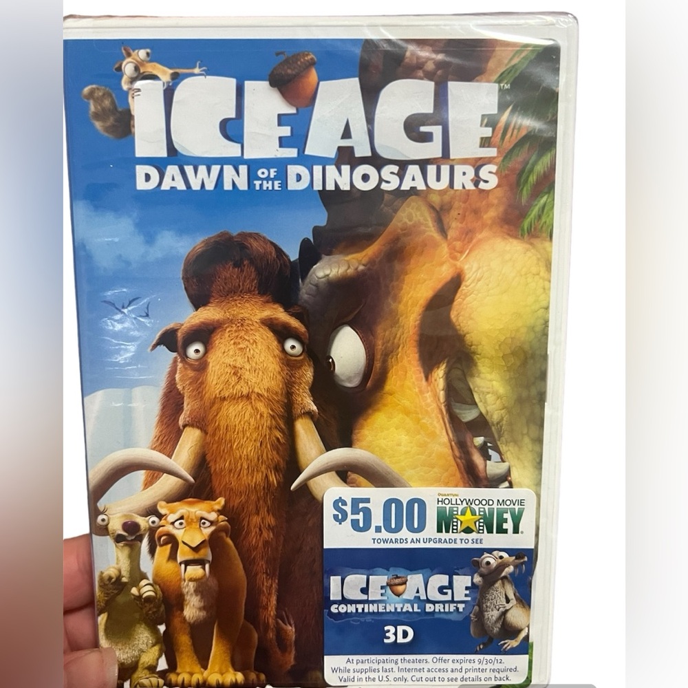 ⭐️5/$45⭐️NIP Ice Age : Dawn of the Dinosaurs DVD